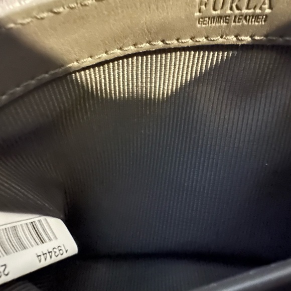 Furla Crossbody Genuine Leather With Cheetah Pattern Dyed Animal Hair - Picture 5 of 6